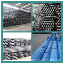 Hot rolled steel tube - seamless carbon steel tube - round section - middle size black painting tube